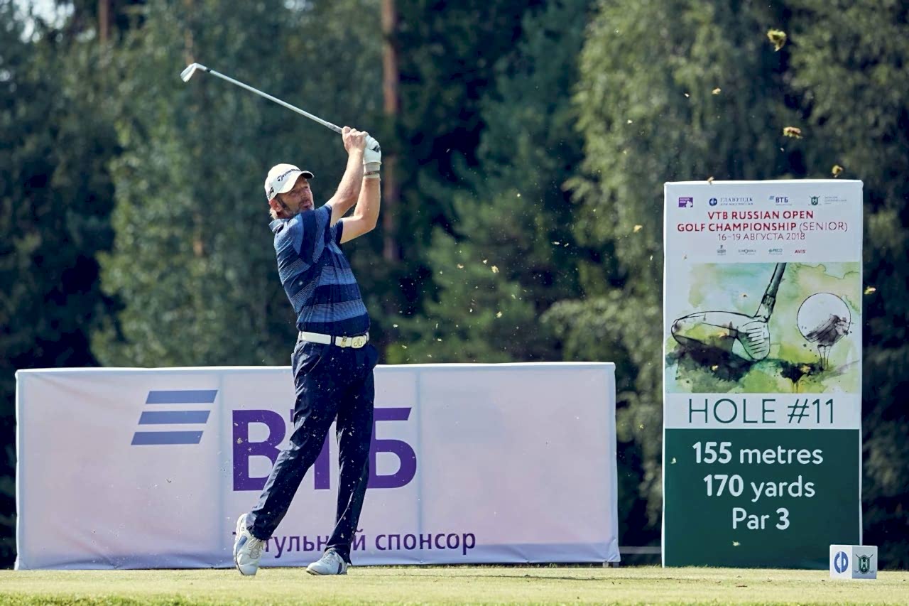 The 2018 champion of the VTB Russian Open Golf Championship, David Shacklady