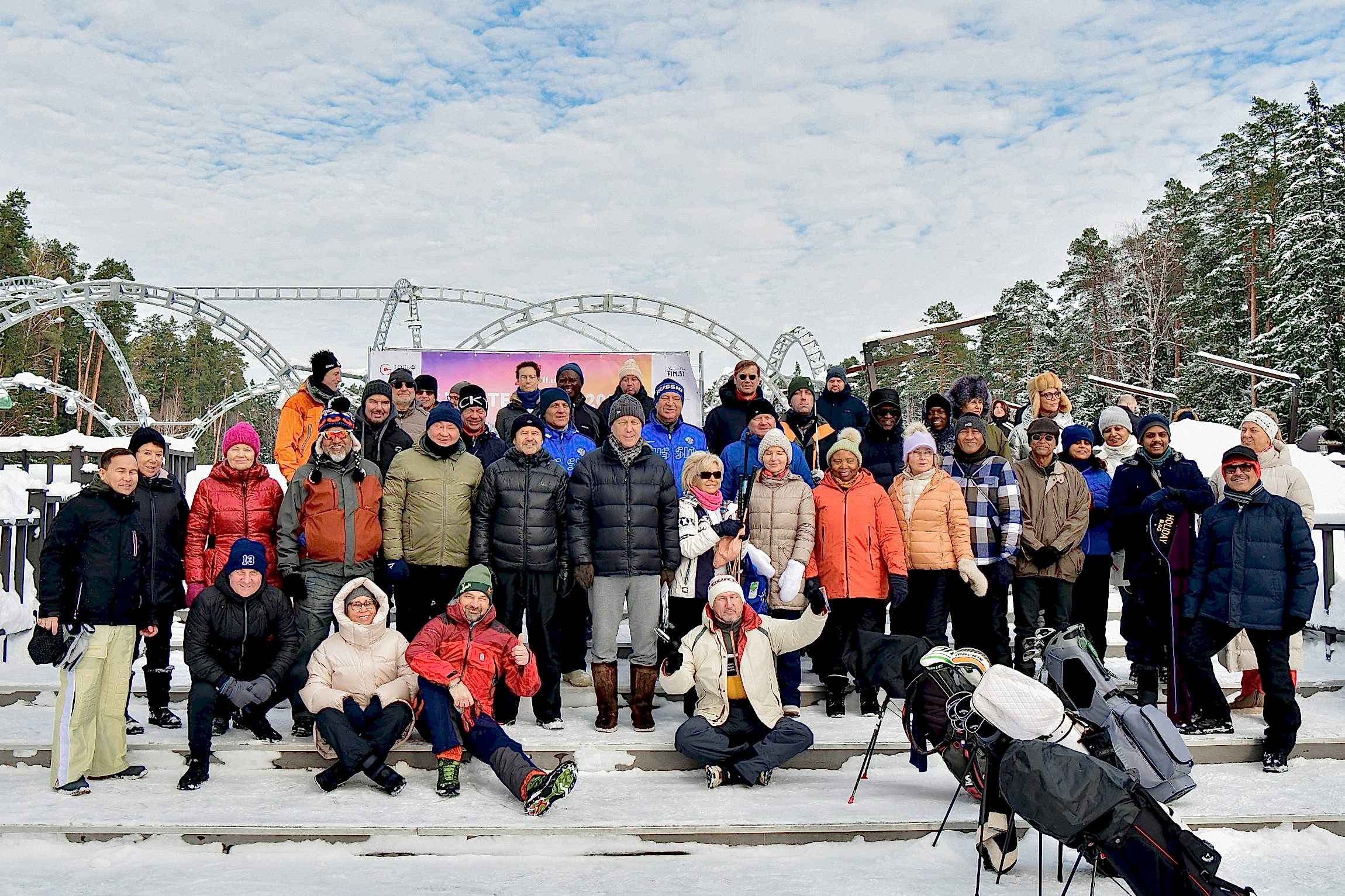 Moscow Country Club hosted the Winter Golf 2024 Tournament