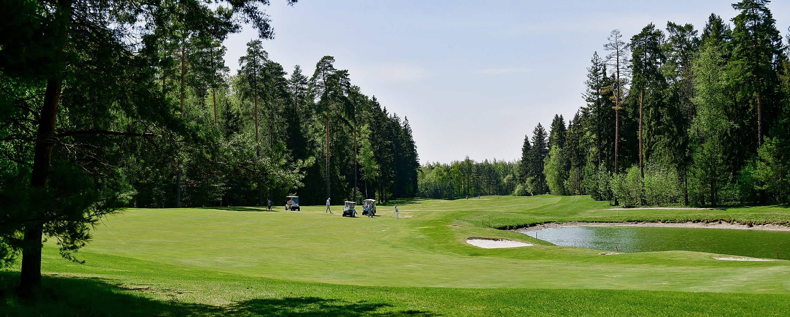 Golf field opened