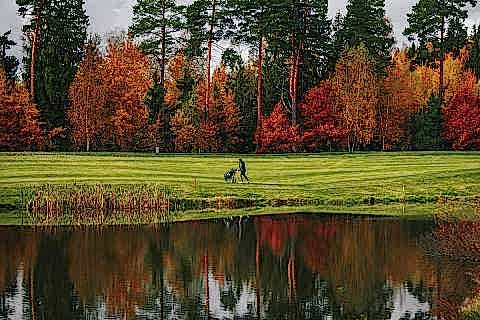 Work time of golf course